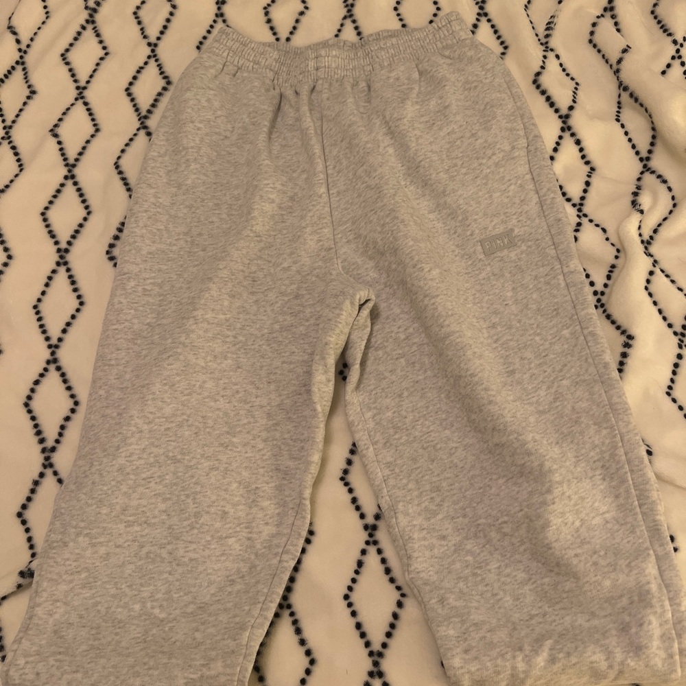 grey PINK comfy sweatpants